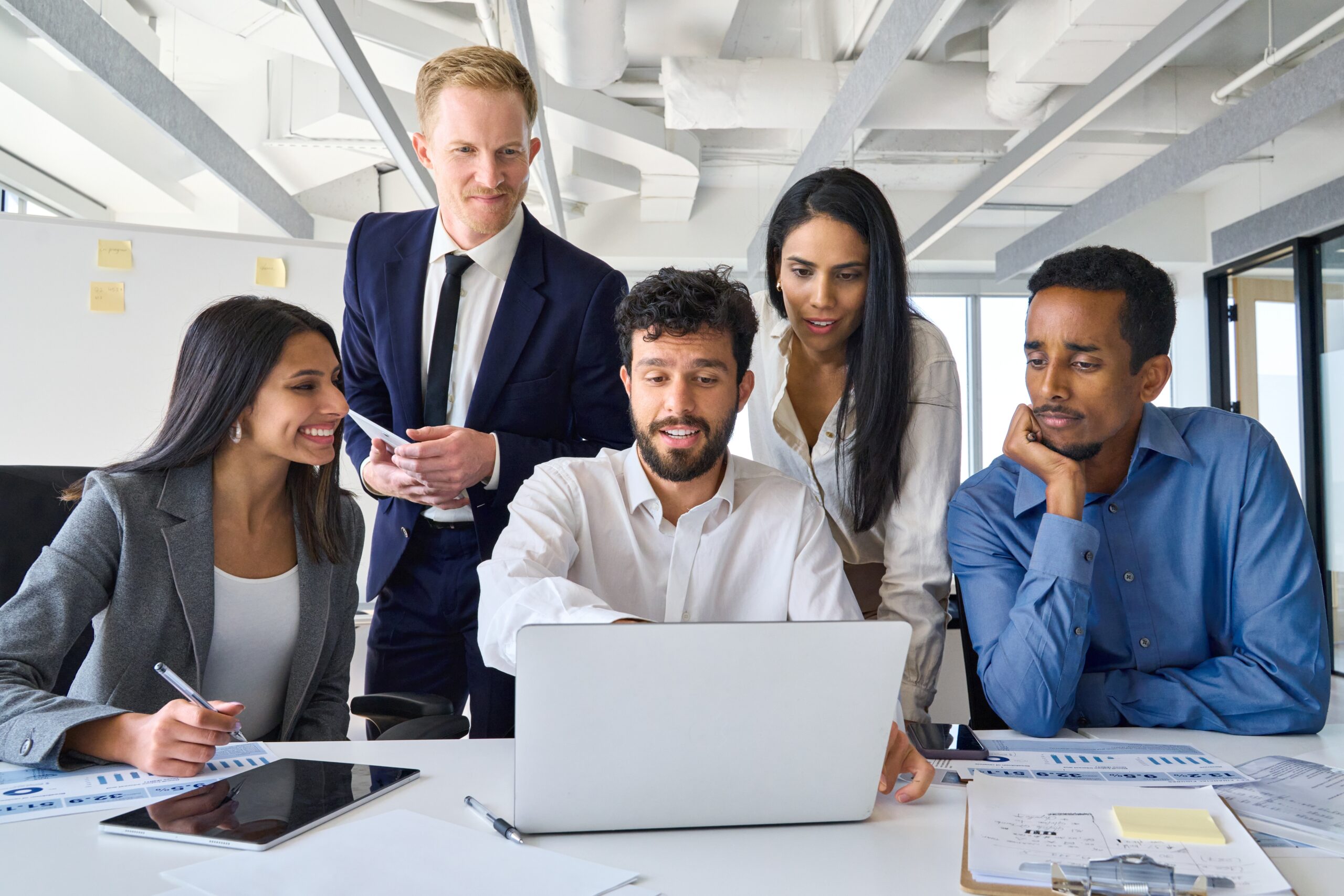 direct sales team​ working on a campaign
